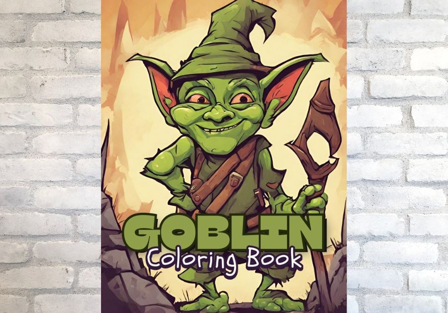 Goblin Coloring Book Cover