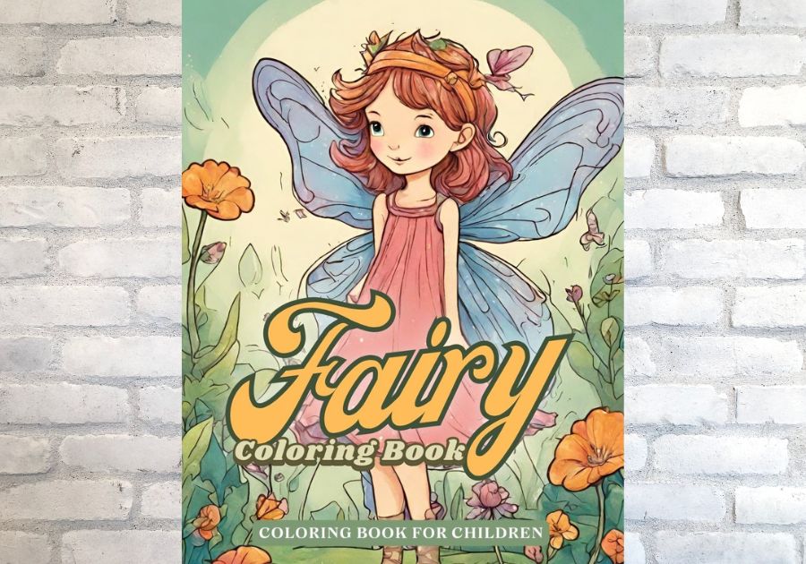 Fairy Coloring Book Cover